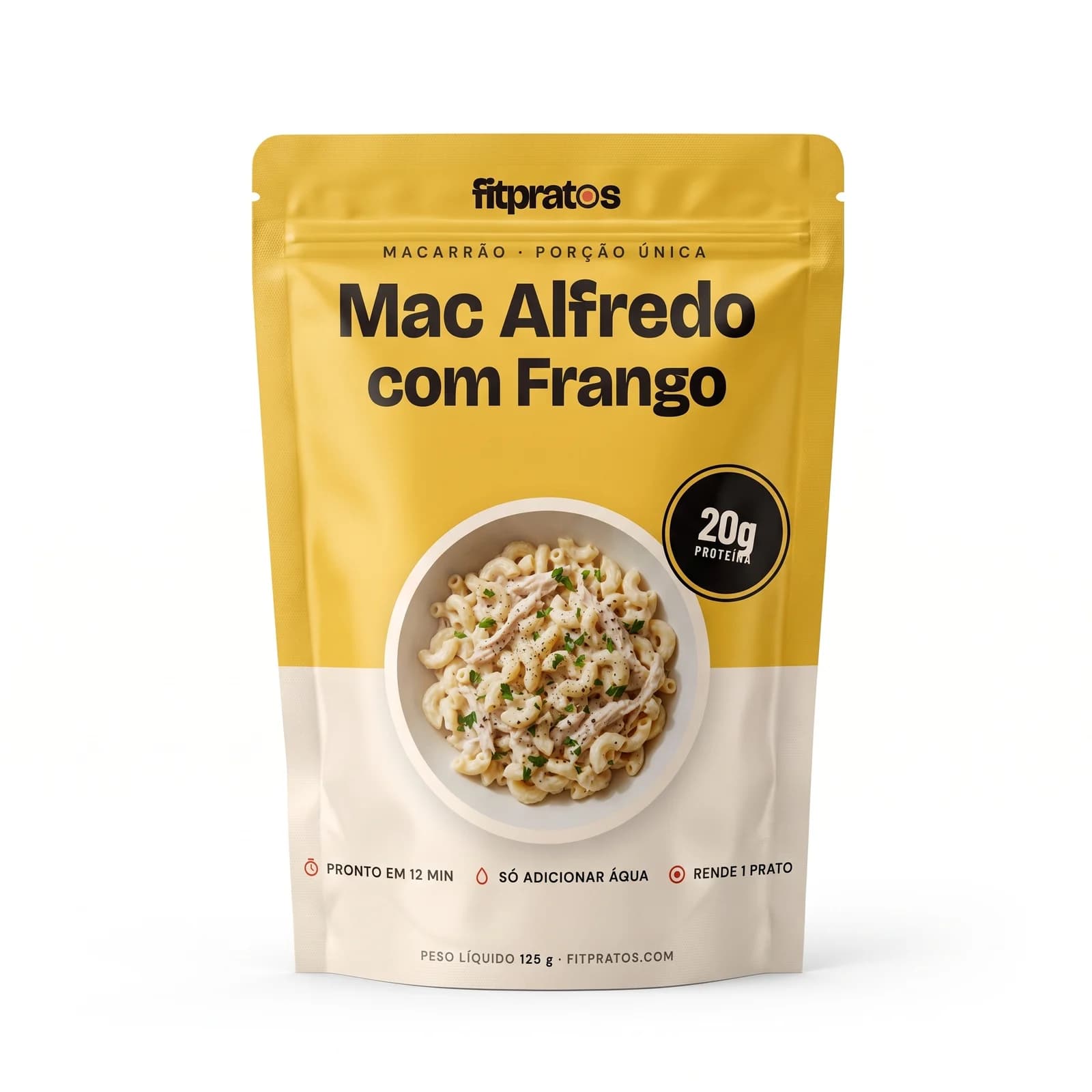 Mac Alfredo com Frango